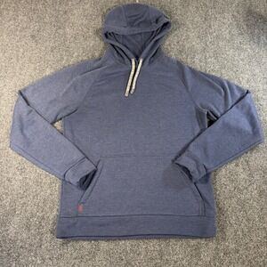 Rhone Spar Hoodie Mens Small Blue Heather Pullover Training Sweatshirt TTH-181